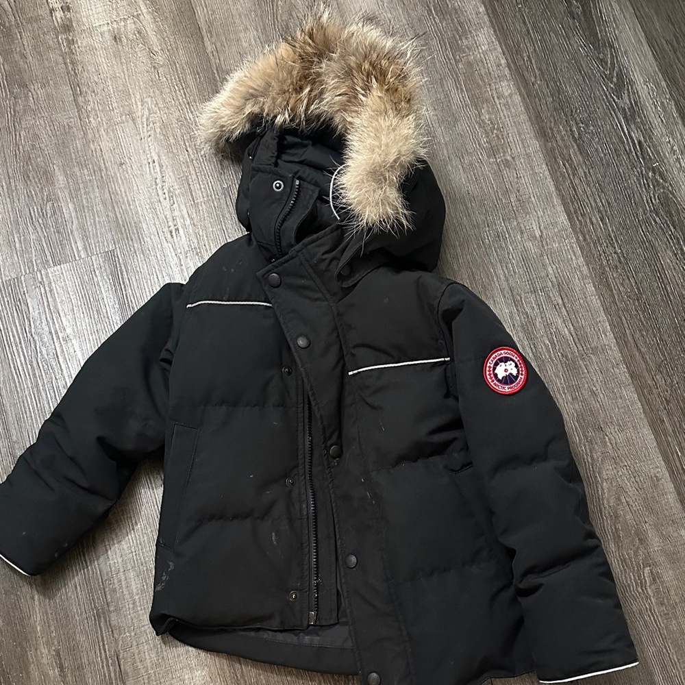Canada Goose Black Parka with Fur Hood